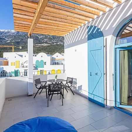 Santorini Luxury 1 - Private Terrace With Sea View, Parking And بالاسي