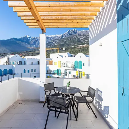 Santorini Luxury 1 - Private Terrace With Sea View, Parking And بالاسي